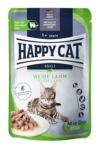 Happy Cat Culinary Meat in Sauce Weide Lamm Pouch 85 g von Happy Cat