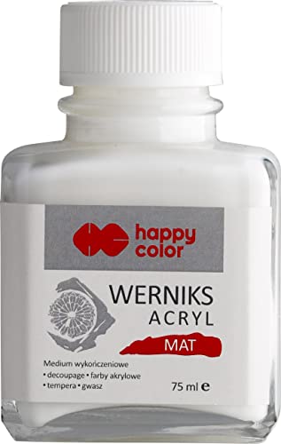 Acryllack MAT, 75ml, transparent, Happy Color von Happy Color