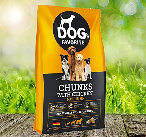 Dog's Favorite Chunks mit Huhn 15 kg von Happy Dog