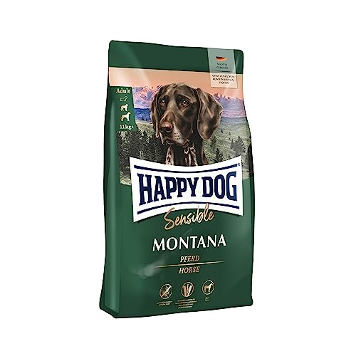 Happy Dog 60487 - Supreme Sensible Montana Pferd - Hunde-Trockenfutter für ausgewachsene Hunde - 1 kg Inhalt von Happy Dog