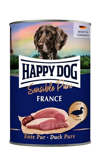 Happy Dog Can Pure Duck Ente Futter für Hunde -6x 400 gr Happy Dog Can Pure Duck Ente Futter für Hunde -6x 400 gr von Happy Dog