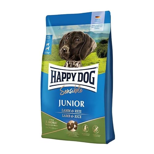 Happy Dog Alleinfuttermittel für Junghunde ab dem 7. Lebensmonat, Arttypisch, 4 kg von Happy Dog