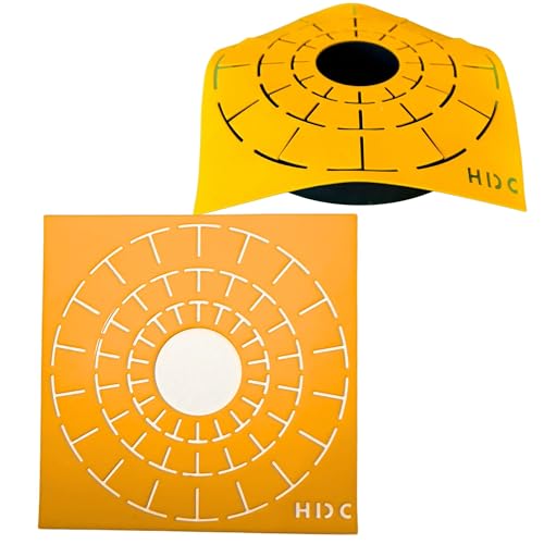 Mandala-Dotting-Schablonen für Teelicht-Kerzenhalter-Gussstücke – Happy Dotting Company – 2 Stück enthält 18 Segmente und 12 Segment-Silionvorlagen für die Herstellung von Richtlinien von Happy Dotting Company