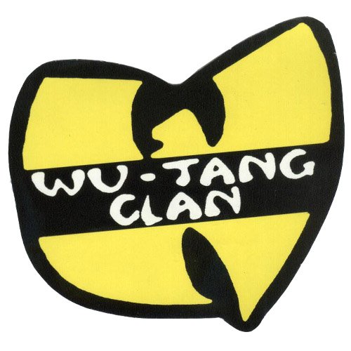 Wu Tang Clan - Aufkleber Logo groß von Happy Fans
