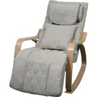 Elektrischer Massage-Schaukelstuhl, ca. 126 x 64 x 81 cm - Beige von Happy Home