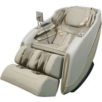 Elektrischer Massagesessel, ca. 142,5 x 74 x 102 cm - schwarz / beige von Happy Home