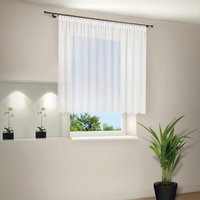 Fertigstore Laura weiß B/L: ca. 600x150 cm von Happy Home