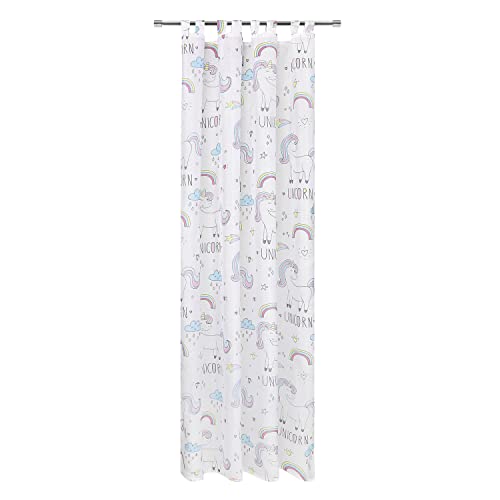 Happy Home Gardine Einhorn B/H: 140/245 cm transparenter Vorhang von Happy Home