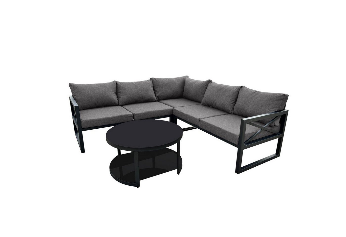 Happy Home Gartensofa Gartensofa Ecklounge Set Loungemöbel mit Tisch für Terrasse Garten Happy Home Gartensofa Gartensofa Ecklounge Set Loungemöbel mit Tisch für Terrasse Garten von Happy Home