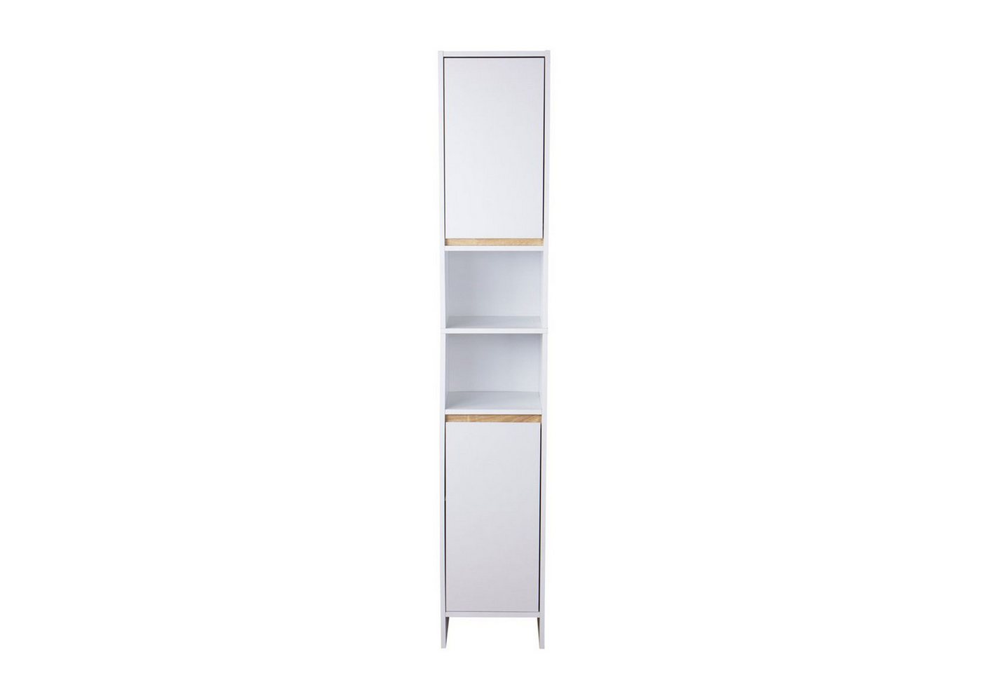 Happy Home Hochschrank Bad Hochschrank mit 2 Türen Badezimmerschrank Aufbewahrungsschrank Happy Home Hochschrank Bad Hochschrank mit 2 Türen Badezimmerschrank Aufbewahrungsschrank von Happy Home