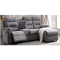 Relax-Ecksofa mit Multifunktionstisch, ca. 285 x 158 x 101 cm - Grau Relax-Ecksofa mit Multifunktionstisch, ca. 285 x 158 x 101 cm - Grau von Happy Home