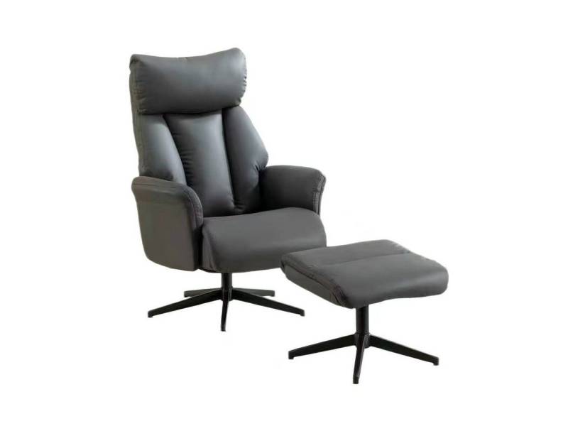 Happy Home Relaxsessel Erholungsstuhl Komfortsessel Gepolsteter Relaxsessel mit Hocker von Happy Home