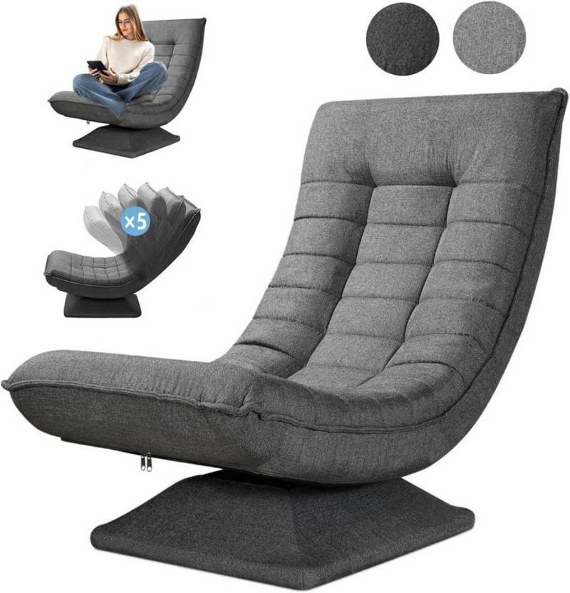 Happy Home Relaxsessel Faulenzer-Sofa, Zusammenklappbarer Lounge-Drehstuhl. von Happy Home
