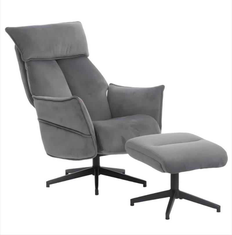 Happy Home Relaxsessel Fernsehsessel Stuhl Liegesessel Gepolsteter Relaxsessel mit Hocker von Happy Home