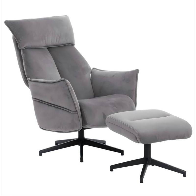 Happy Home Relaxsessel Fernsehsessel Stuhl Liegesessel Gepolsteter Relaxsessel mit Hocker von Happy Home