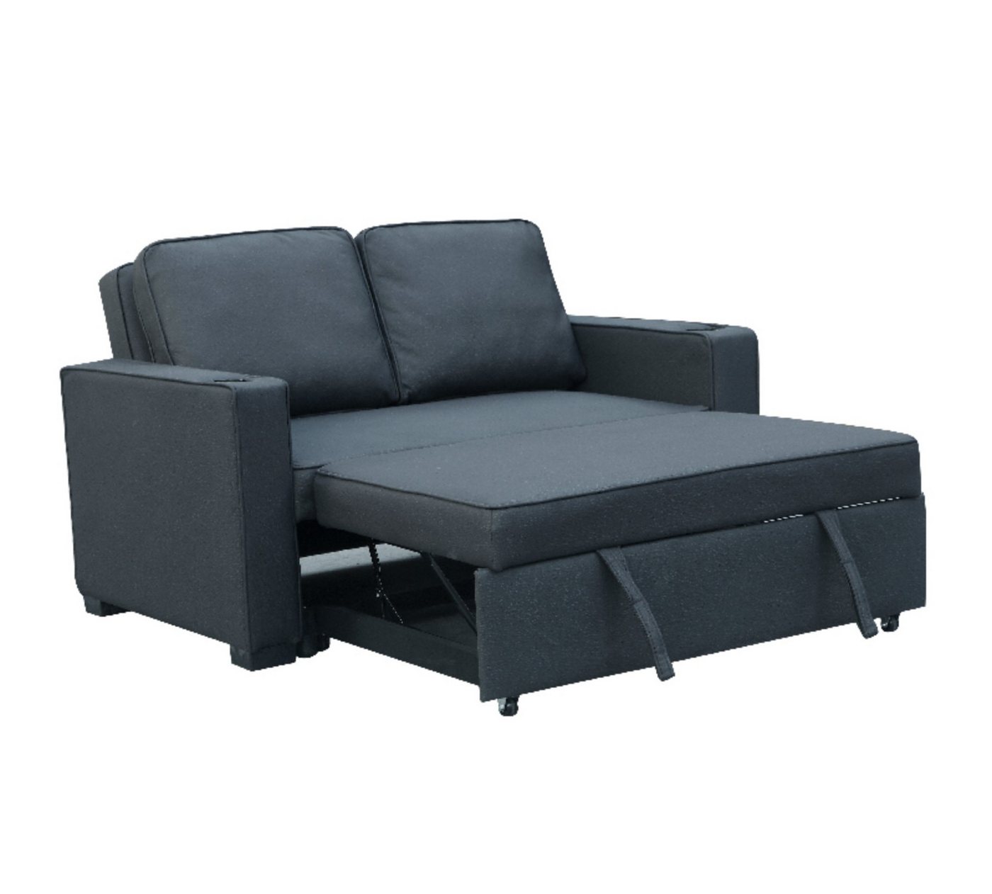 Happy Home Schlafsofa Zweisitzer-Sofabett mit Ausziehsystem und großem Stauraum Happy Home Schlafsofa Zweisitzer-Sofabett mit Ausziehsystem und großem Stauraum von Happy Home