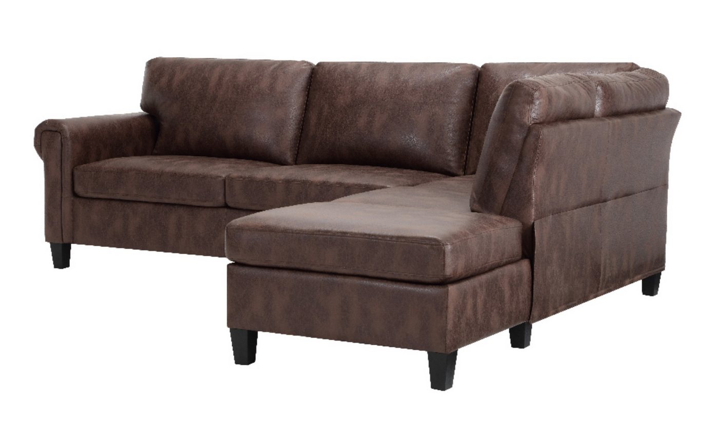 Happy Home Sofa Großzügiges Ecksofa für Wohnzimmer, Polstergarnitur mit Relaxfunktion von Happy Home
