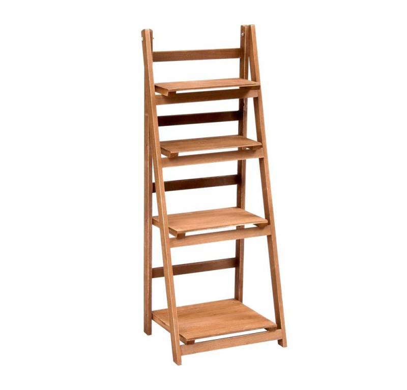 Happy Home Spalier Blumentreppe 4-stufig, Pflanzenregal Etagere Holz für Balkon, Terrasse von Happy Home