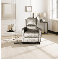 Push-Back-Sessel, ca. 73 x 90 x 104 cm - Hellbraun von Happy Home
