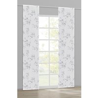 Schiebevorhang Ranke grau B/L: ca. 60x245 cm von Happy Home