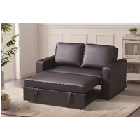 Schlafsofa, ca. 152 x 95 x 92 cm - Schwarz von Happy Home