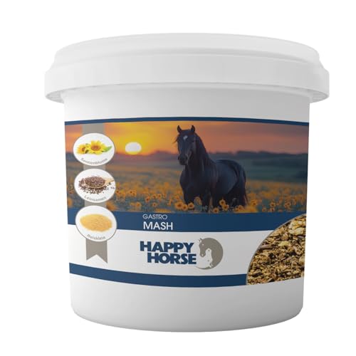 Happy Horse Gastro Mash | Getreidefreies Mash für Pferde mit empfindlichem Magen | 5 kg | Mit Kamille, Ingwer & Leinsamen | Magenschonend & Leicht verdaulich | Ohne Zusätze & Zucker Happy Horse Gastro Mash | Getreidefreies Mash für Pferde mit empfindlichem Magen | 5 kg | Mit Kamille, Ingwer & Leinsamen | Magenschonend & Leicht verdaulich | Ohne Zusätze & Zucker von Happy Horse