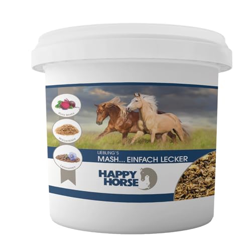 Happy Horse Lieblings Mash für Pferde | 5kg | Leckeres Mash mit Banane, Kanne Fermentgetreide & Kräutern | Verdauungsfördernd | Getreideaufgeschlossen | Ohne Aufkochen Happy Horse Lieblings Mash für Pferde | 5kg | Leckeres Mash mit Banane, Kanne Fermentgetreide & Kräutern | Verdauungsfördernd | Getreideaufgeschlossen | Ohne Aufkochen von Happy Horse
