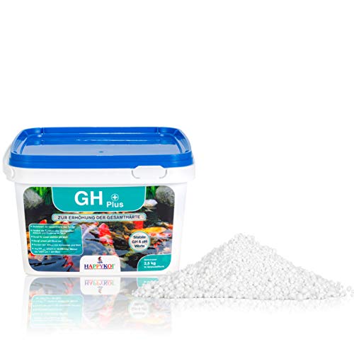 HAPPYKOI® GH Plus zur Erhöhung der Gesamthärte Wasserhärte in Granulatform HAPPYKOI® GH Plus GH Plus 2,5 kg von Happy Koi