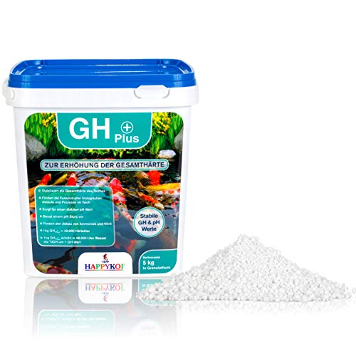 HAPPYKOI® GH Plus zur Erhöhung der Gesamthärte Wasserhärte in Granulatform HAPPYKOI® GH Plus GH Plus 5 kg von Happy Koi