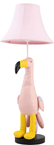 Happy Lamps Mingo Flamingo LED-Tischleuchte, 77 cm hoch, Dekoleuchte, veganes Leder, Handarbeit, hochwertige Tischlampe, top Qualität von Happy Lamps for smiling eyes