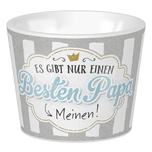 Happy Life - 45387 - Eierbecher, Schaf, Es gibt nur einen besten Papa Meinen!, 4cm x 5cm, Porzellan, spülmaschinengeeignet von H:)PPY life