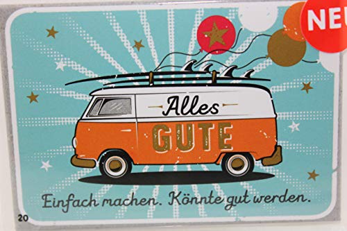 Sheepworld, Happy Life - 45699 - Magnet mit Umschlag Nr. 20, Alles Gute Einfach Machen. Könnte gut Werden. 5,5cm x 8cm von Happy Life