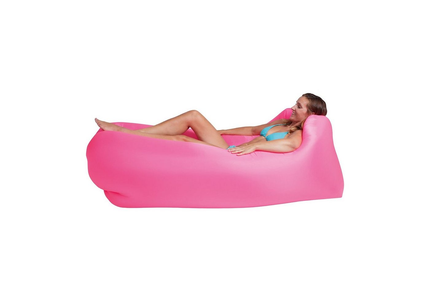 Happy People Luftbett Air Lounger To Go 2 Liegesack Sitzsack, Luft Sofa Lounge Couch Sessel Aufblasbar von Happy People