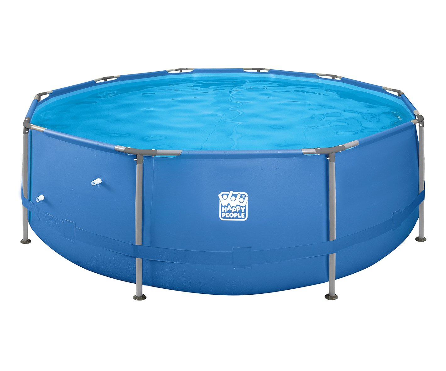 Stahlrahmenpool-Set mit Filterpumpe, blau von Happy People