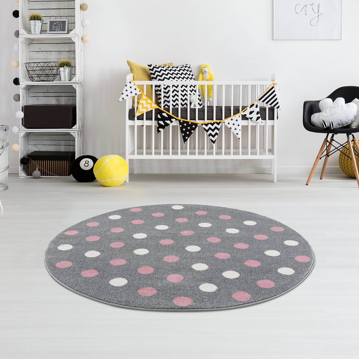 Kinderteppich Bubbles II von Happy Rugs