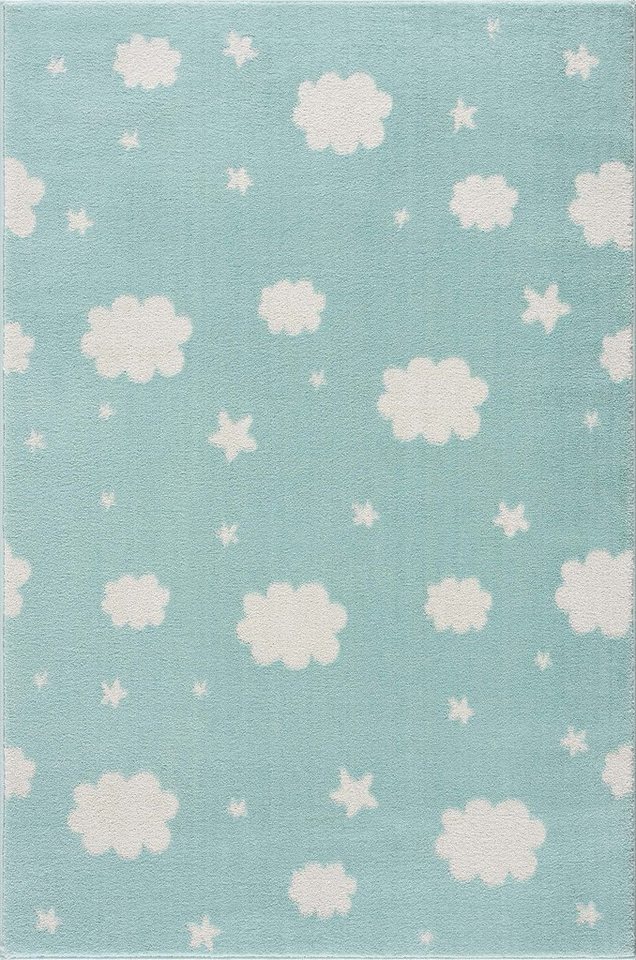 Kinderteppich NightTime, Happy Rugs, rechteckig, Höhe: 18 mm, weicher Flor von Happy Rugs