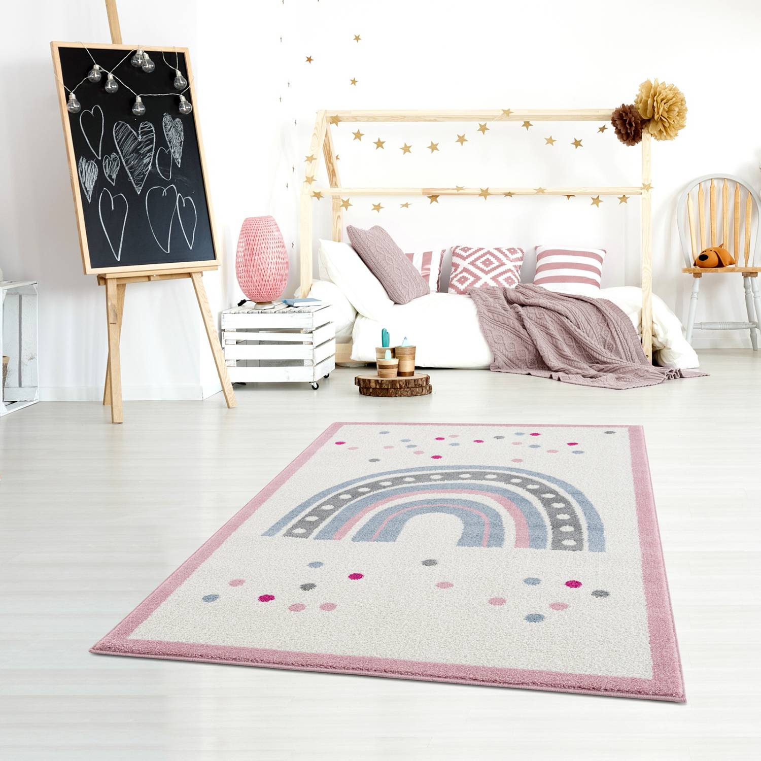 Kinderteppich Rainbow von Happy Rugs