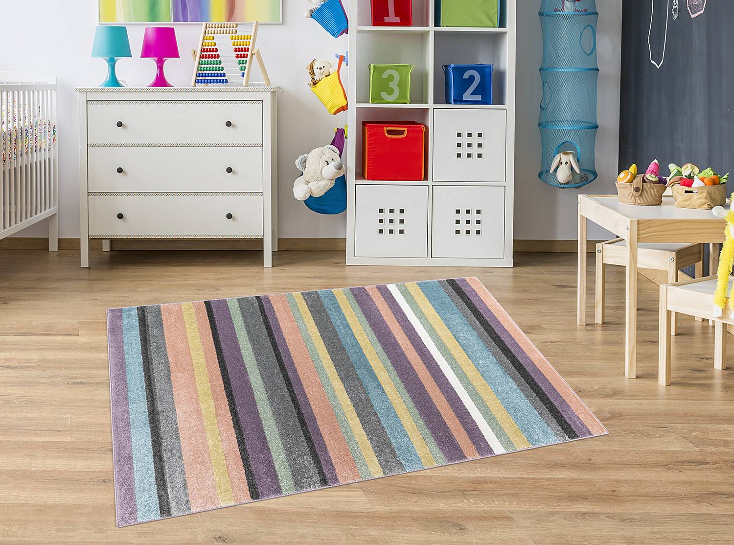 Kinderteppich Stripes von Happy Rugs