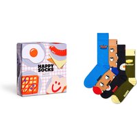 Happy Socks Langsocken 4er Pack, mit lustigen Frühstücksmotiven Happy Socks Langsocken 4er Pack, mit lustigen Frühstücksmotiven von Happy Socks