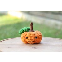 Gehäkeltes Kürbis Ornament Halloween Tier Tablett Dekor von HappyBabyCrochetToys