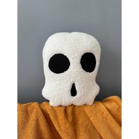 Plüsch Sherpa Totenkopf Kissen - Halloween | Teddy Boucle Skelett Lustige Und Gruselige Plüsch Sherpa Totenkopf Kissen - Halloween | Teddy Boucle Skelett Lustige Und Gruselige von HappyBabyEU