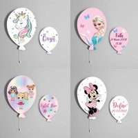 Personalisierte Kinderzimmer Luftballon Set Wandleuchte, Namensschild Mädchen Junge Deko Lampe, Lampe Für Kinder, Baby Geschenk Sie von HappyBabyKidsRoom