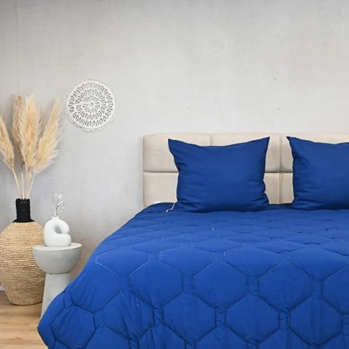 HappyBed 140x200 - Einzelne Bettdecke - Waschbare Bettdecke ohne Bezug - Bedruckte Bettdecke ohne Bezug - Spannbettdecke mit Druck - Mikrofaser - Navy HappyBed 140x200 - Einzelne Bettdecke - Waschbare Bettdecke ohne Bezug - Bedruckte Bettdecke ohne Bezug - Spannbettdecke mit Druck - Mikrofaser - Navy von HappyBed