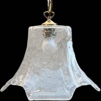 Kronleuchter Von Hönsel Leuchten | Mid-Century Deckenleuchte Messing Murano Glas 1970Er Jahre Vintage Pendelleuchte Hängeleuchte von HappyDuckVintage