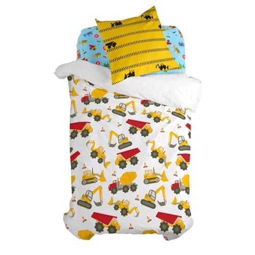 HappyFriday Mr Fox Machinery Bettwäsche-Set, Mehrfarbig, für 80-cm-Bett, 2-teilig HappyFriday Mr Fox Machinery Bettwäsche-Set, Mehrfarbig, für 80-cm-Bett, 2-teilig von happyfriday