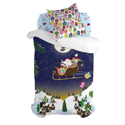 HappyFriday Xmas Bettwäsche-Set, Mehrfarbig, für 80 cm breite Betten, 2-teilig HappyFriday Xmas Bettwäsche-Set, Mehrfarbig, für 80 cm breite Betten, 2-teilig von HappyFriday