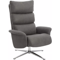 Happy Home moderner Relaxsessel mit Drehfunktion Bürosessel, grau von Happy Home