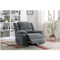 Happy Home XXL-Relaxsessel mit verstellbarer Rückenlehne HSP93-GRA grau von HappyHome