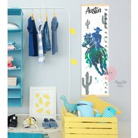 Messlatte Cowboy Rodeo Höhentabelle Land Babyzimmer Deko Erster Geburtstag Oder Duschgeschenk von HappyKidsStoreUA