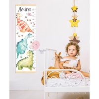 Messlatte Dinosaurier Personalisiert Wachstumskarte Dino Kinderzimmer Dekoration Dusche Oder Geburtstag Geschenk von HappyKidsStoreUA